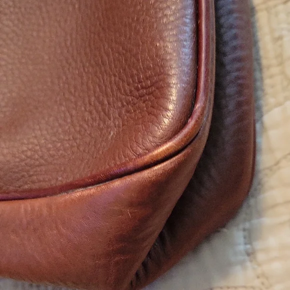 Dooney & Bourke Brown Leather Shoulder Bag - Picture 6 of 6